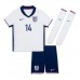 England Ezri Konsa #14 Fußballbekleidung Heimtrikot Kinder EM 2024 Kurzarm (+ kurze hosen)